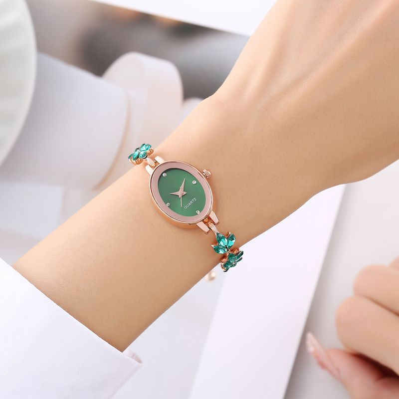 MD-A452 cross-border new fashion with diamond oval women's watch cross-border ex 