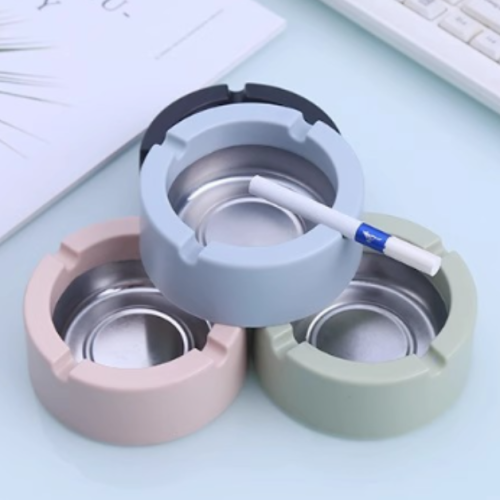 trade point factory direct sales md-y002 tinplate ashtray plastic pp color simpl 